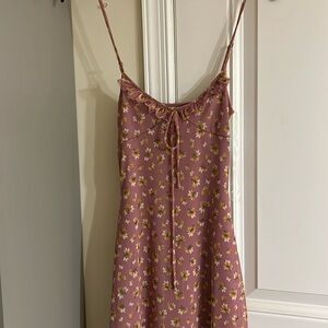 Urban Outfitters Pink Floral Dress